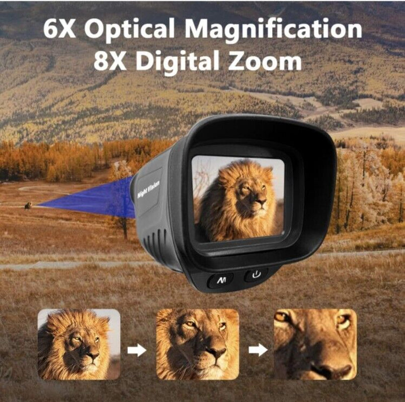 Night Vision 8X Digital Zoom Telescope Monocular Photo Video for Hunting Outdoor