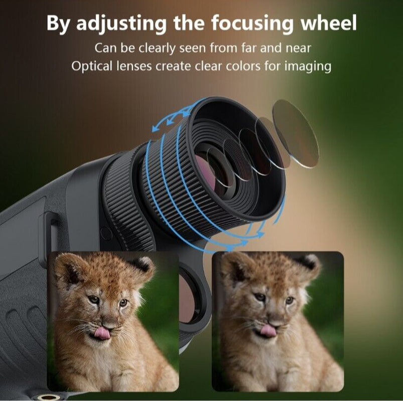 Night Vision 8X Digital Zoom Telescope Monocular Photo Video for Hunting Outdoor